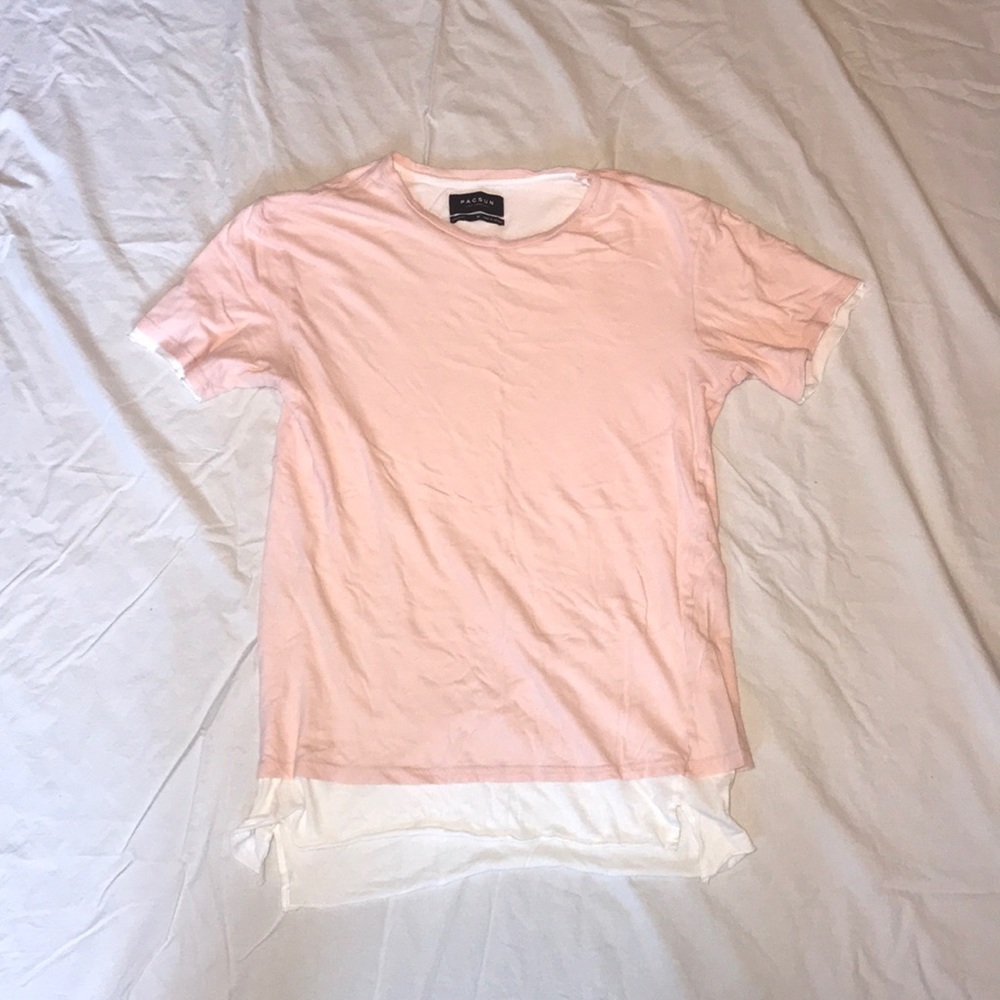 A double layer long fit Pacsun t-shirt